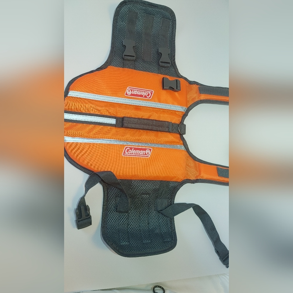 Coleman dog life jacket floatation device